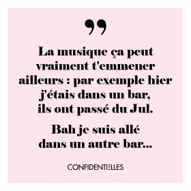 Et oui, la musique fait voyager ...