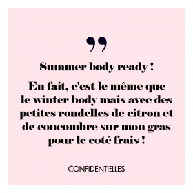 Je suis prête pour le bikiniiii !