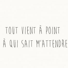 Mot de patience