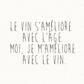 Le vin s'améliore avec l'âge