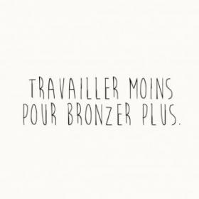 Travailler moins