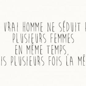 Un vrai homme